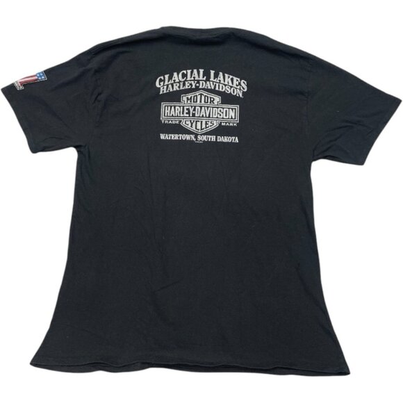 Harley Davidson Marine Corps Double Sided Biker Motorcycle Tee T-Shirt Men's XL - Picture 12 of 12